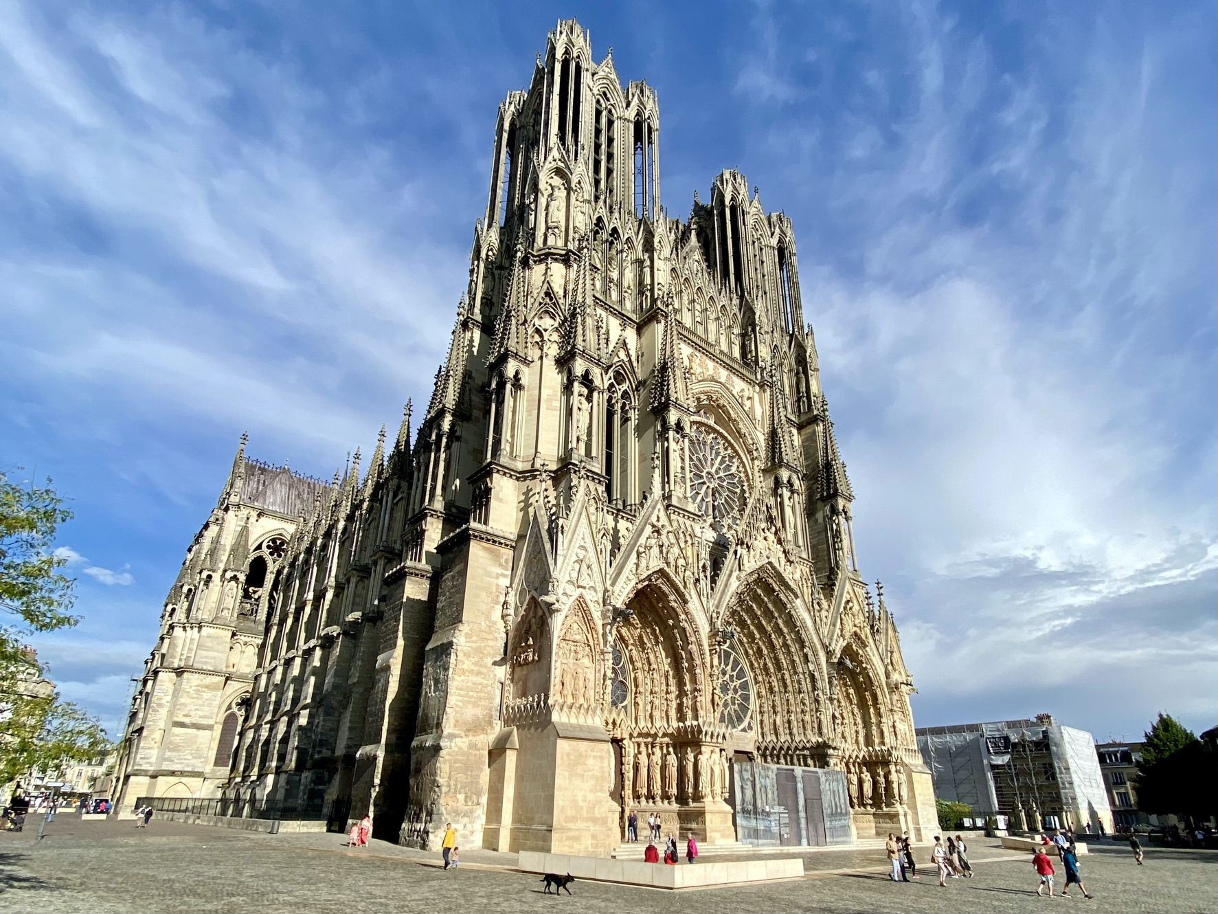 Route: Reims: downtown